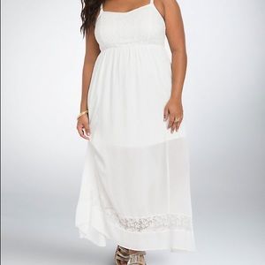Torrid 2x white dress
